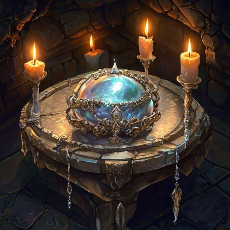 Pearl of Diving — fantasy item illustration. Pearl of Diving is a magic item (wondrous item) of rare rarity.