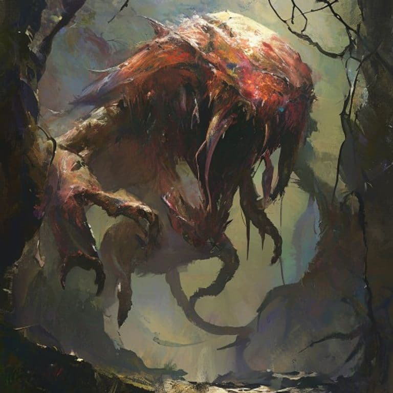 Mordant Snare — fantasy monster illustration