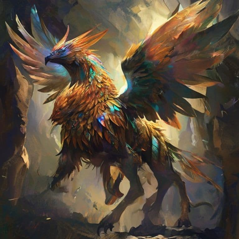 Lamassu — fantasy monster illustration