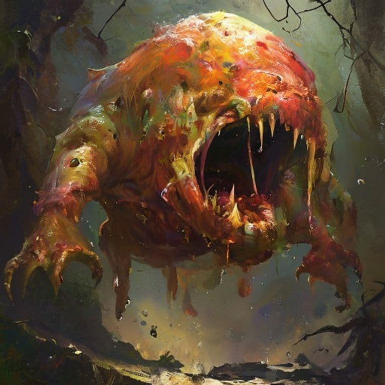 Animated Offal — fantasy monster illustration