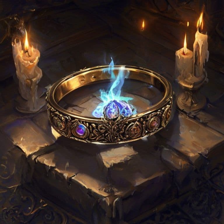 Ring of Spell Turning — fantasy item illustration