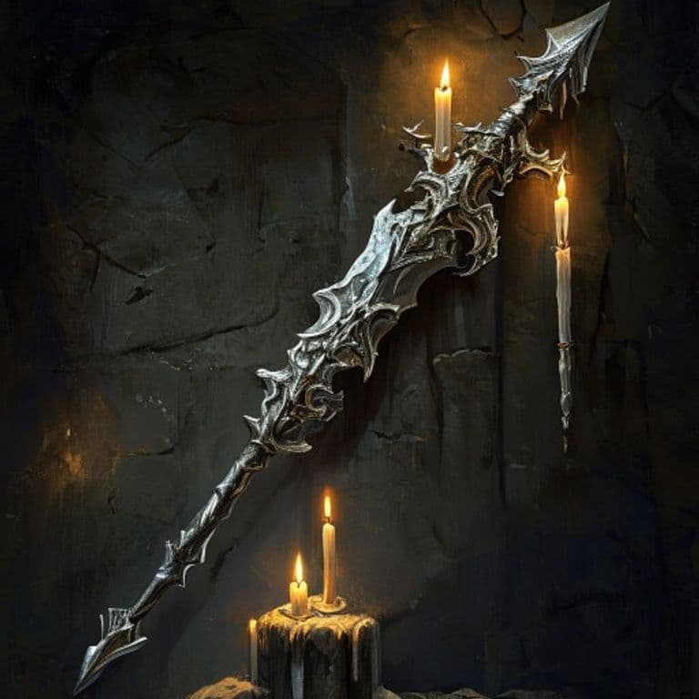 Gale Javelin — fantasy item illustration