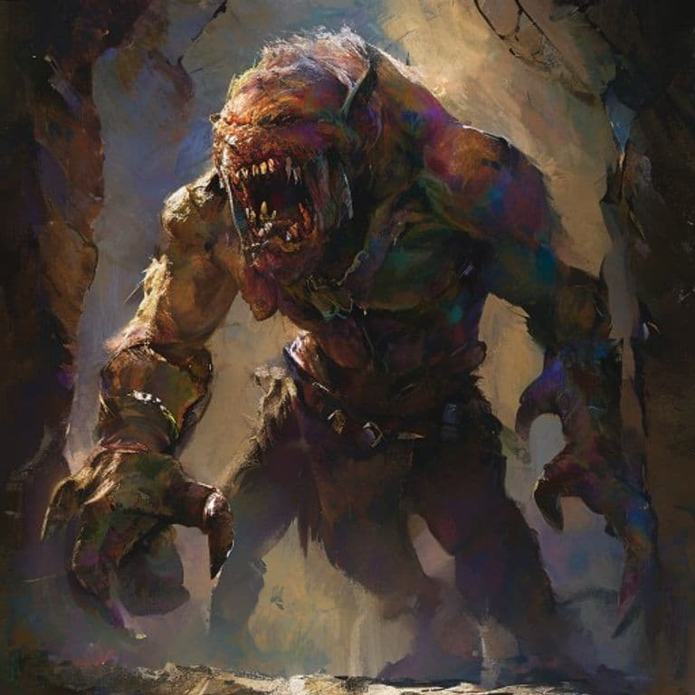 Duergar — fantasy monster illustration