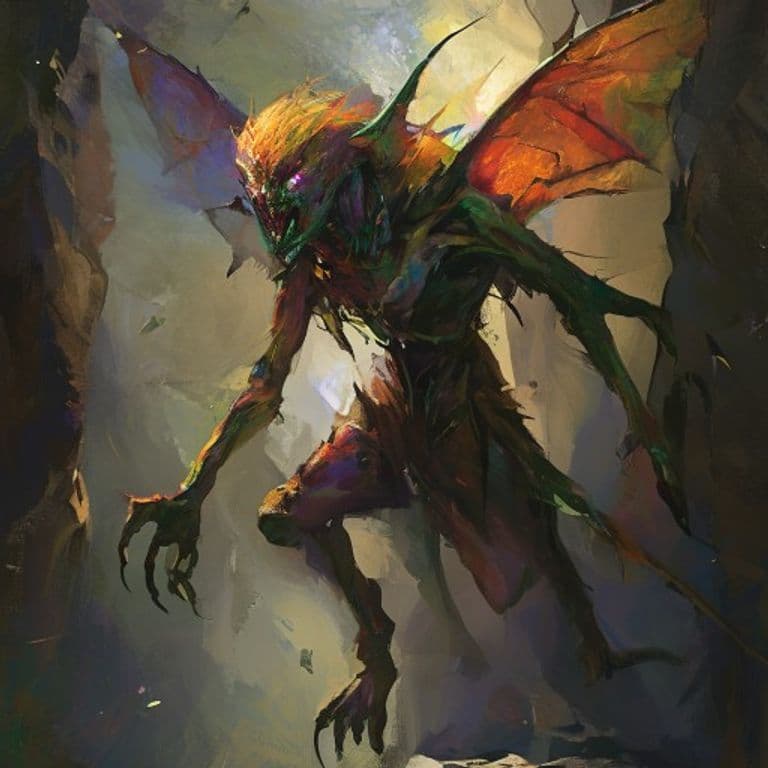 Spire Walker — fantasy monster illustration