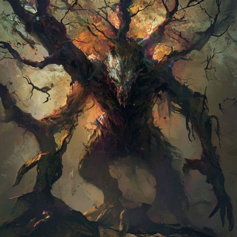 Tree Skinner — fantasy monster illustration