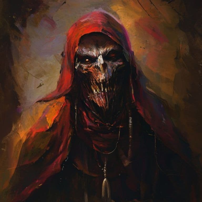 Cult Fanatic — fantasy monster illustration. Cult Fanatic is a medium humanoid (Challenge Rating 2).