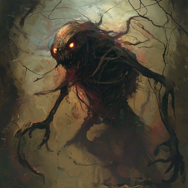 Wind Eater — fantasy monster illustration. Wind Eater is a medium undead (Challenge Rating 2).