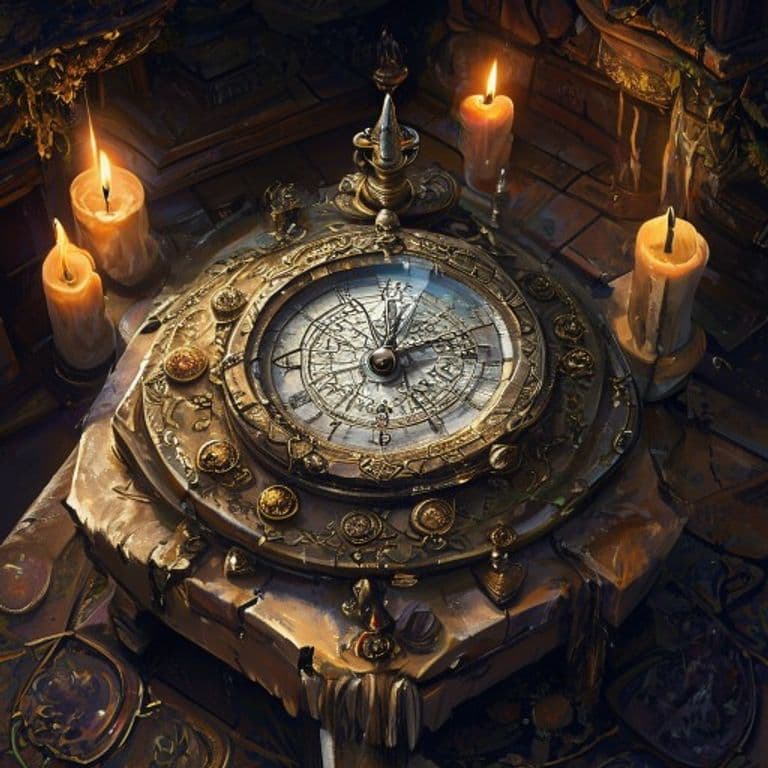 Chronomancer's Pocket Clock — fantasy item illustration. Chronomancer's Pocket Clock is a magic item (wondrous item) of very rare rarity.