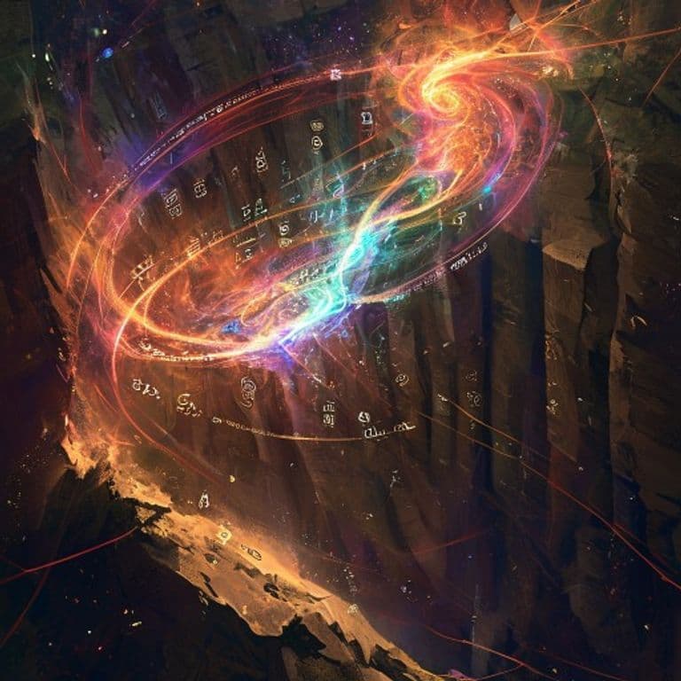 Hallucinatory Terrain — fantasy spell effect illustration. Hallucinatory Terrain is a 4th-level illusion available to Bard, Druid, Warlock, Wizard.
