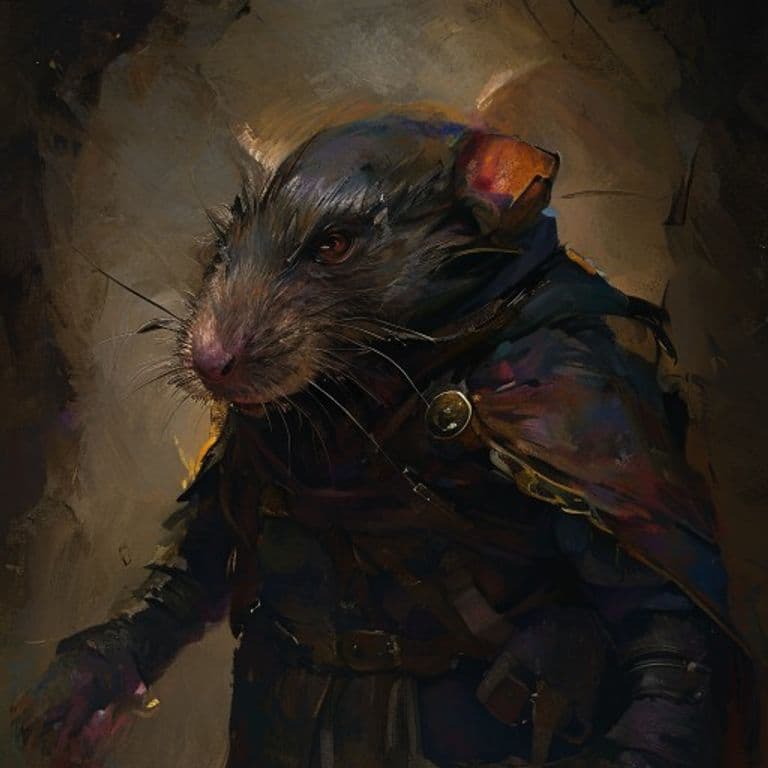 Ratfolk Mercenary — fantasy monster illustration