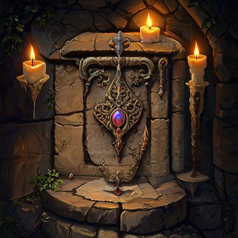Handy Scroll Quiver — fantasy item illustration