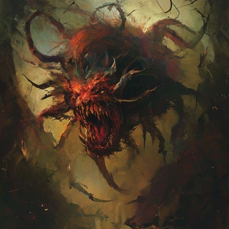 Pestilence Swarm — fantasy monster illustration. Pestilence Swarm is a medium beast (Challenge Rating 1).