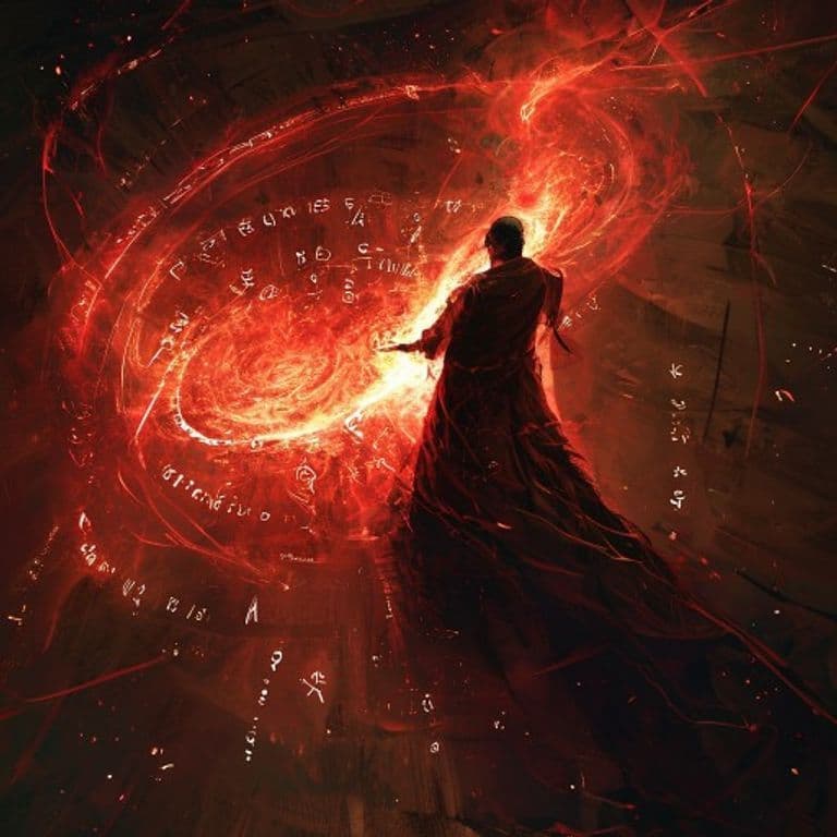 Blood Tide — fantasy spell effect illustration. Blood Tide is a Cantrip necromancy available to Sorcerer, Wizard.