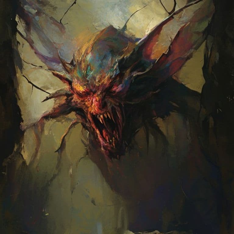 Far Dorocha — fantasy monster illustration. Far Dorocha is a medium fey (Challenge Rating 5).