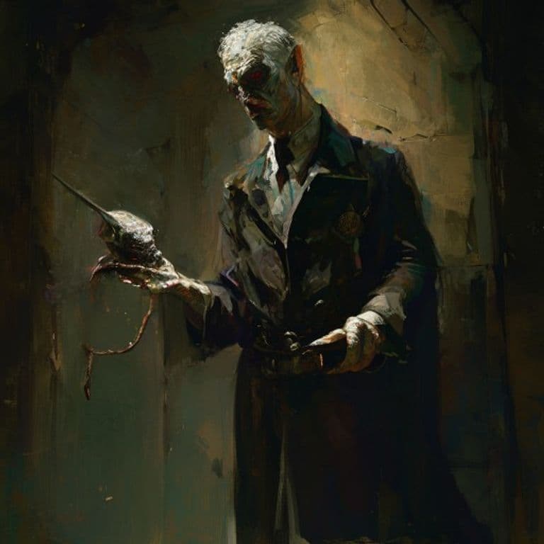 Ashen Custodian — fantasy monster illustration. Ashen Custodian is a medium fey (Challenge Rating 6).