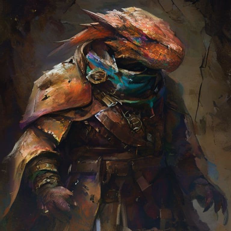 Kobold Broodguard Dragon Servitor — fantasy monster illustration. Kobold Broodguard Dragon Servitor is a small humanoid (Challenge Rating 2).