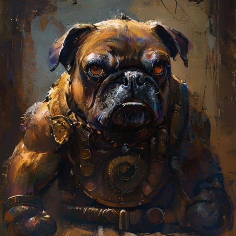 Clockwork Pugilist — fantasy monster illustration. Clockwork Pugilist is a medium construct (Challenge Rating 1).