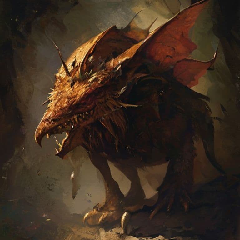 Brownie Beastrider — fantasy monster illustration