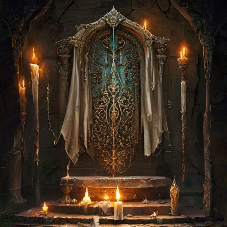 Veil of Fate — fantasy item illustration
