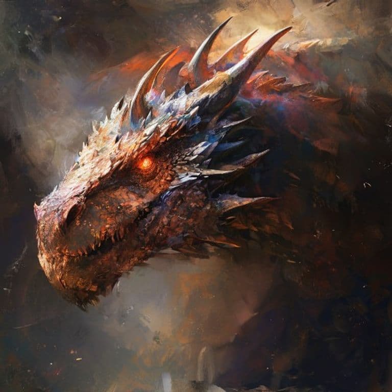 Drake, Vapor — fantasy monster illustration. Drake, Vapor is a large dragon (Challenge Rating 6).
