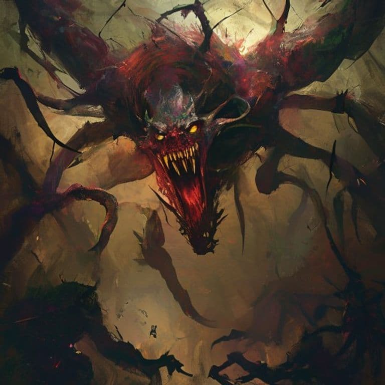 Lymarien Swarm — fantasy monster illustration. Lymarien Swarm is a large fey (Challenge Rating 5).
