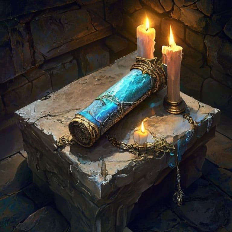 Chalk of Exodus — fantasy item illustration. Chalk of Exodus is a magic item (wondrous item) of uncommon rarity.