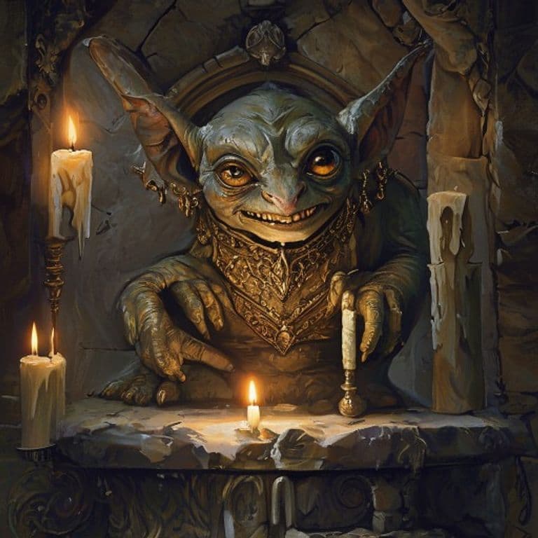 Portraiture Gremlin — fantasy item illustration