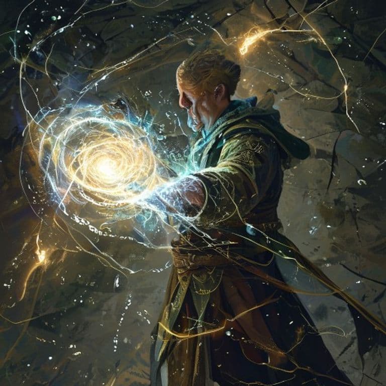 Thin the Ice — fantasy spell effect illustration. Thin the Ice is a 1st-level transmutation available to Druid, Ranger, Sorcerer, Warlock, Wizard.