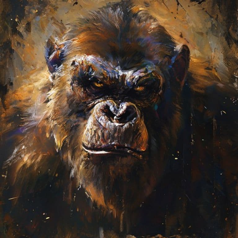 Ape — fantasy monster illustration