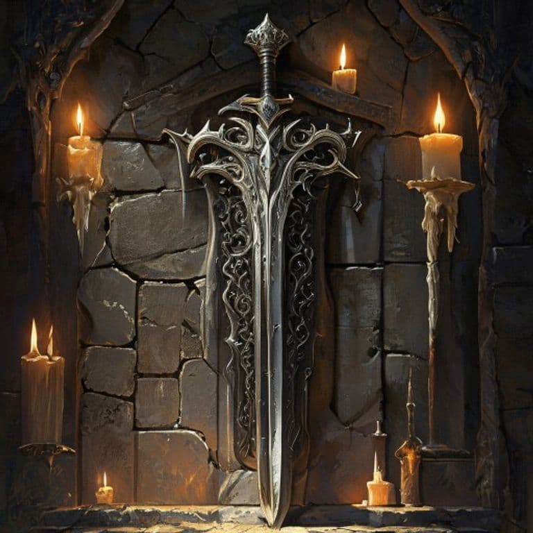 Excalibur’s Scabbard — fantasy item illustration. Excalibur’s Scabbard is a magic item (wondrous item) of legendary rarity.