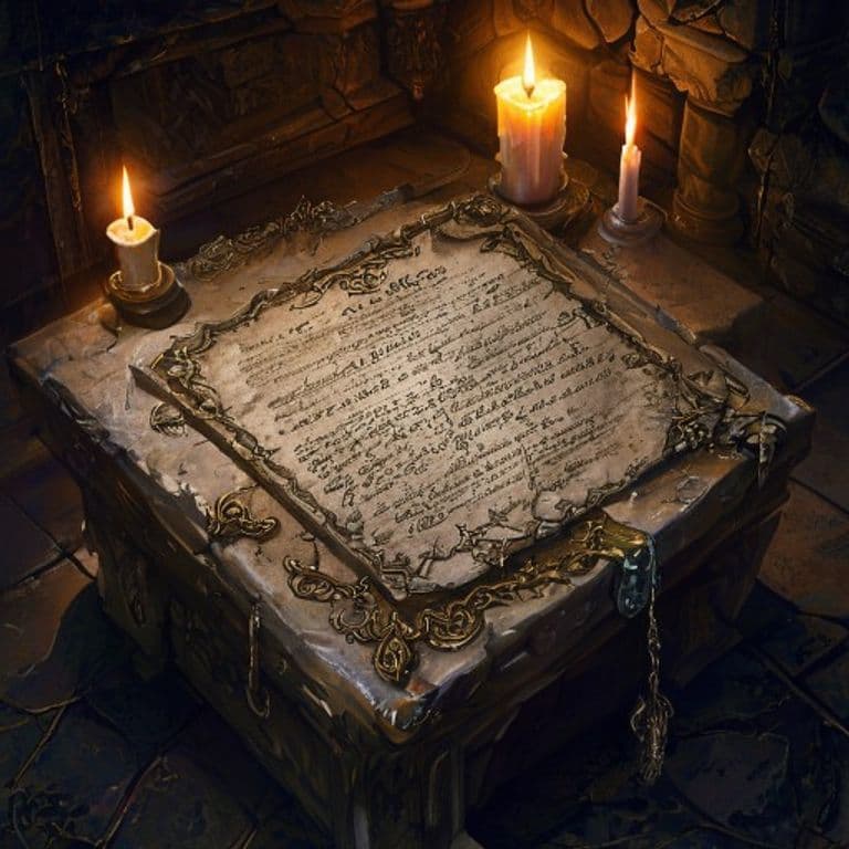 Contract of Indentured Service — fantasy item illustration. Contract of Indentured Service is a magic item (wondrous item) of common rarity.