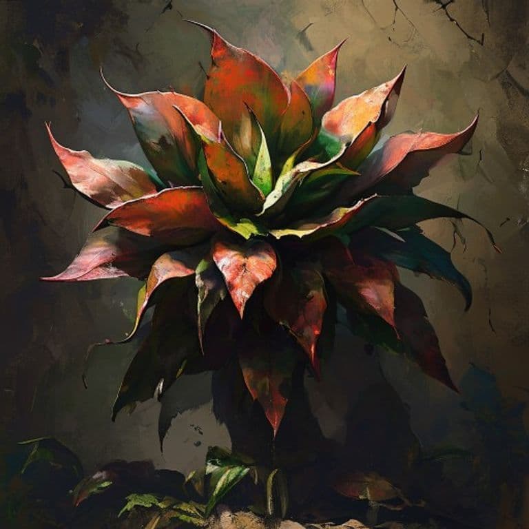 Cactid — fantasy monster illustration. Cactid is a large plant (Challenge Rating 3).