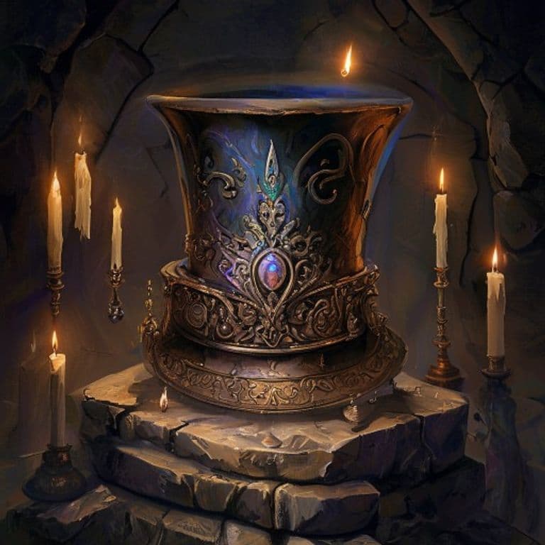 Useful Top Hat — fantasy item illustration