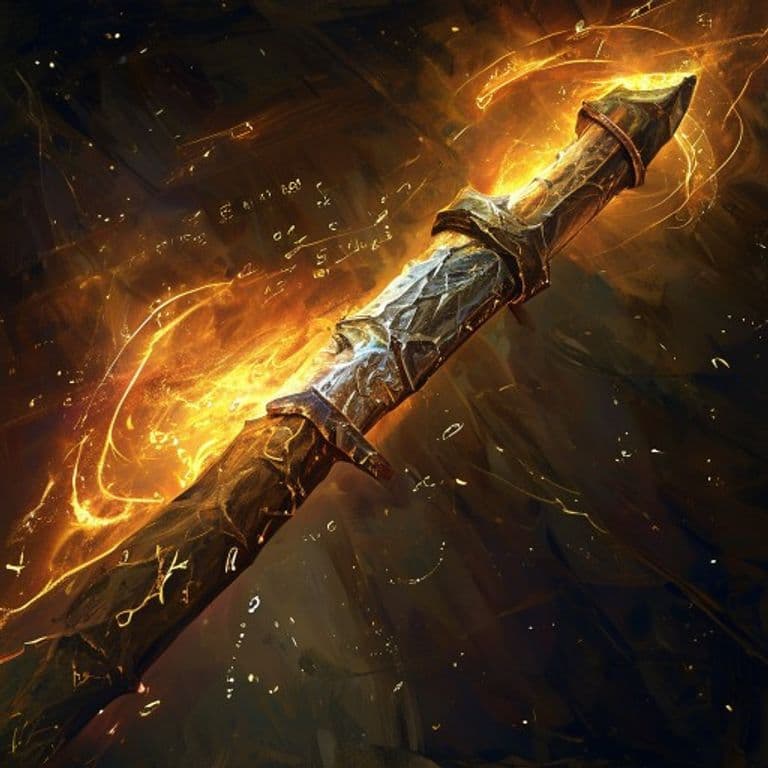 Spiteful Weapon — fantasy spell effect illustration. Spiteful Weapon is a 3rd-level necromancy available to Cleric, Ranger, Sorcerer, Warlock, Wizard.