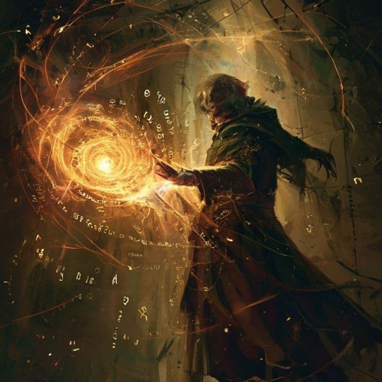 Decay — fantasy spell effect illustration. Decay is a Cantrip necromancy available to Cleric, Druid, Warlock, Wizard.