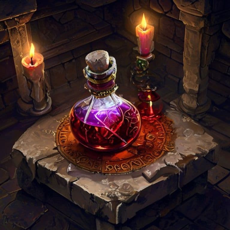 Bloodspeed Elixir — fantasy item illustration. Bloodspeed Elixir is a magic item (potion) of rare rarity.