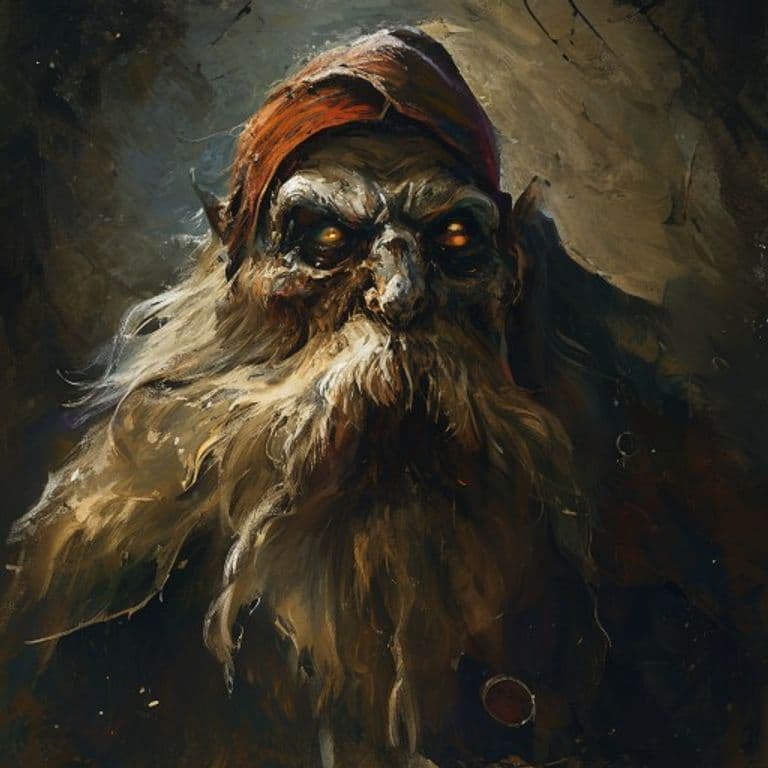 Ghost Dwarf — fantasy monster illustration. Ghost Dwarf is a medium undead (Challenge Rating 6).