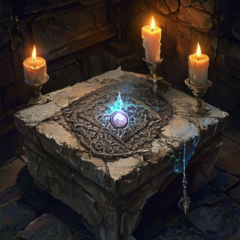Necromantic Ink — fantasy item illustration