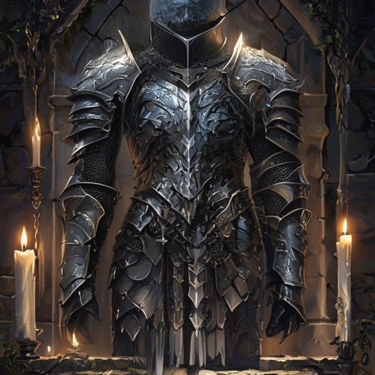 Wave Chain Mail — fantasy item illustration