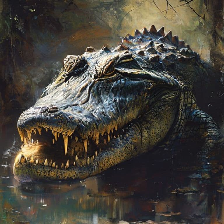 Alligator — fantasy monster illustration