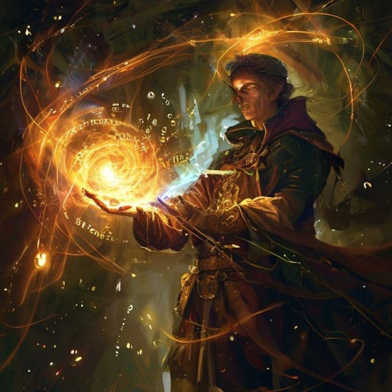 Piper's Lure — fantasy spell effect illustration. Piper's Lure is a 3rd-level enchantment available to Ranger, Sorceror, Wizard.