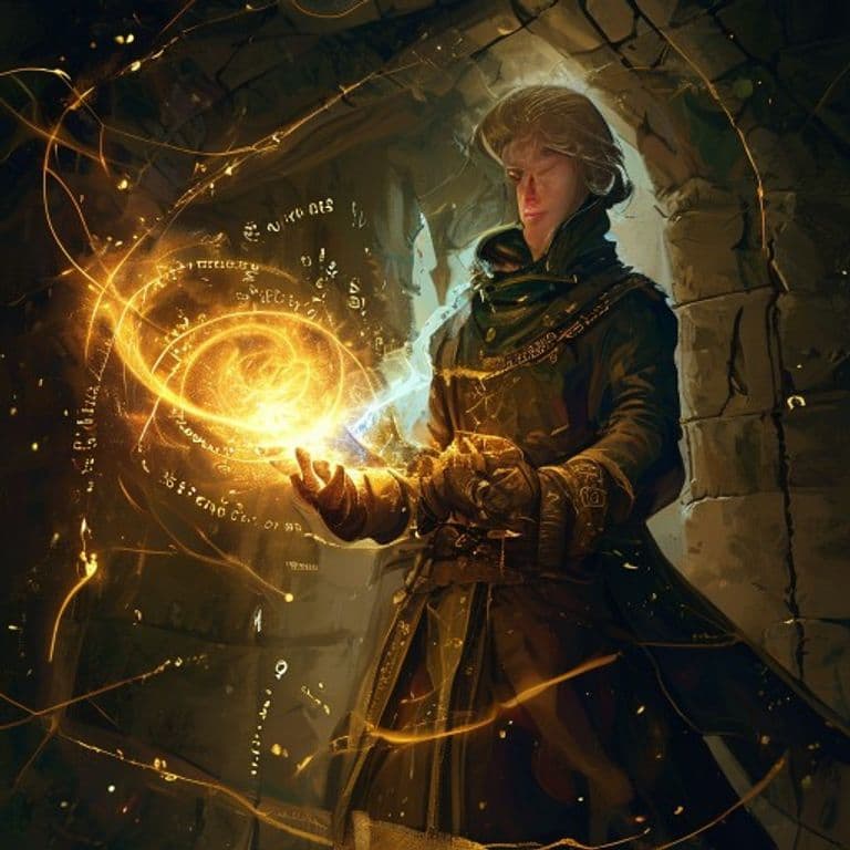 Trench — fantasy spell effect illustration