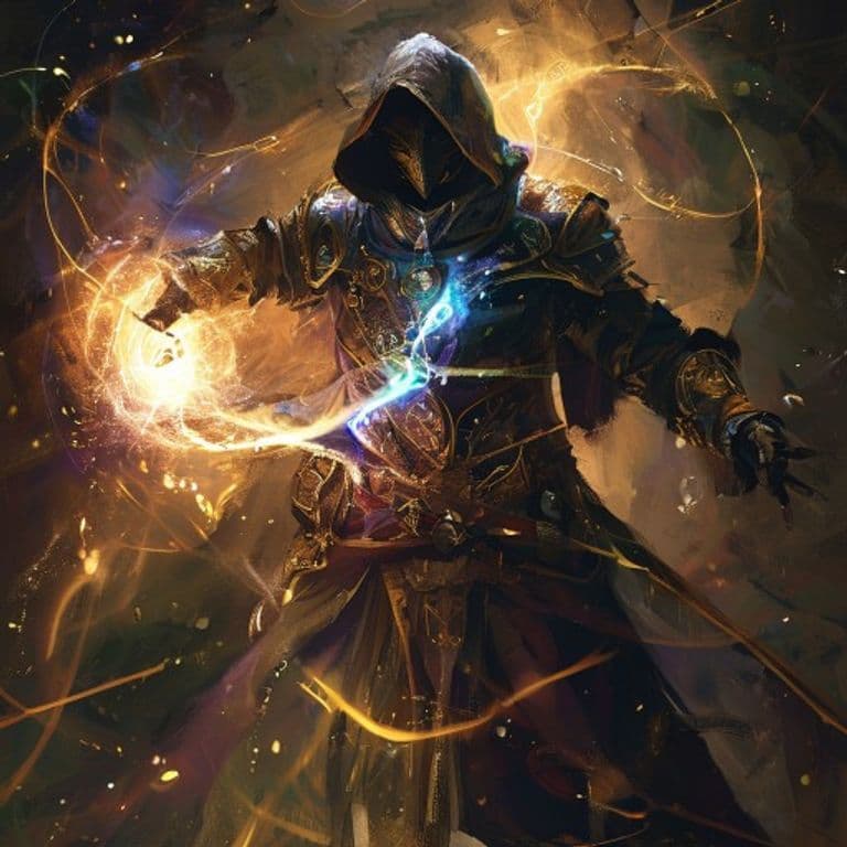 Shadow Armor — fantasy spell effect illustration. Shadow Armor is a 1st-level abjuration available to Sorcerer, Warlock, Wizard.