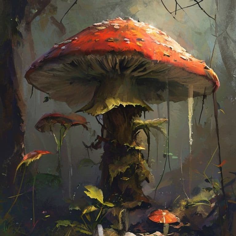 Shiftshroom — fantasy monster illustration