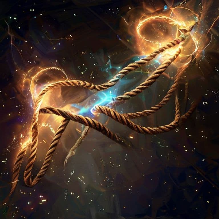 Rope Trick — fantasy spell effect illustration