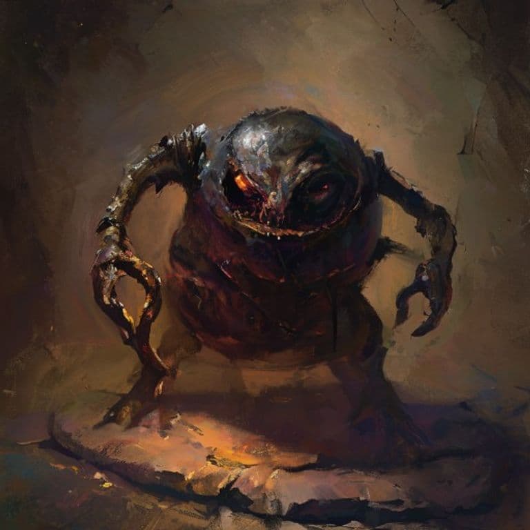 Cauldronborn — fantasy monster illustration