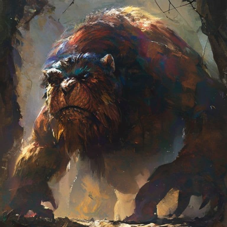 Berberoka — fantasy monster illustration