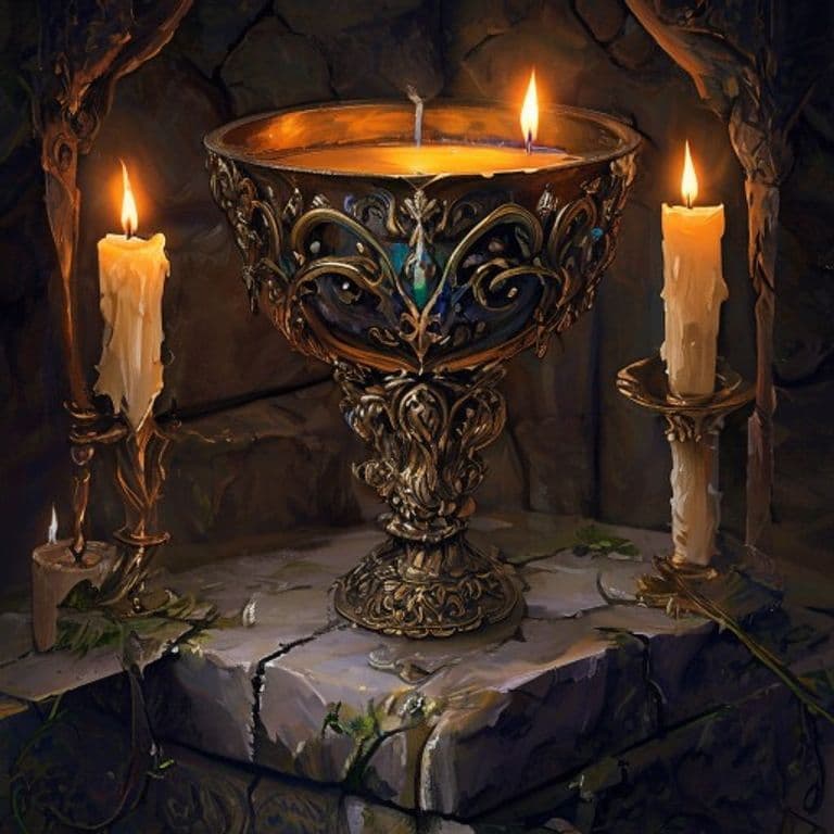 Chalice of Forbidden Ecstasies — fantasy item illustration. Chalice of Forbidden Ecstasies is a magic item (wondrous item) of uncommon rarity.