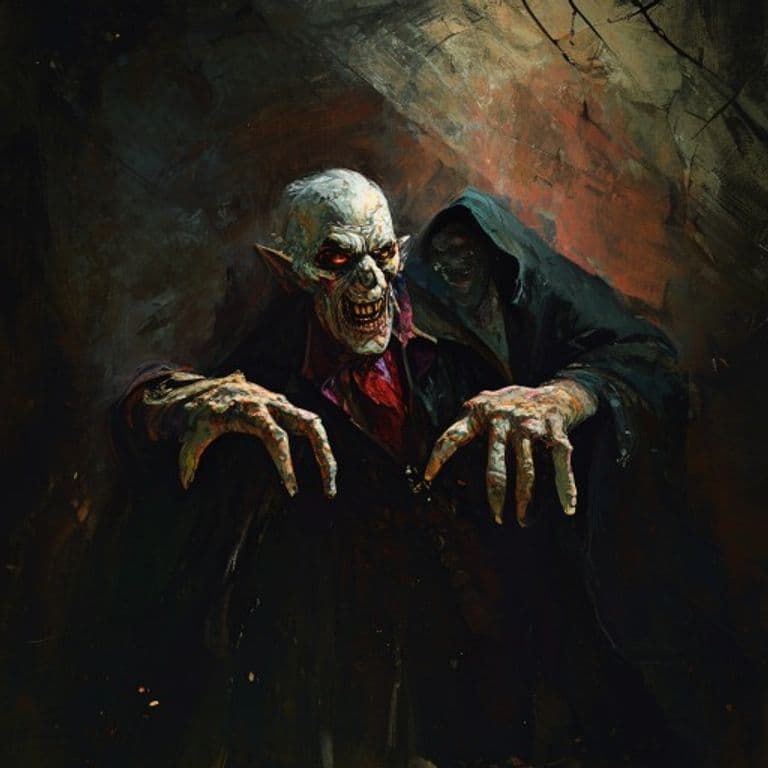 Elder Vampire — fantasy monster illustration