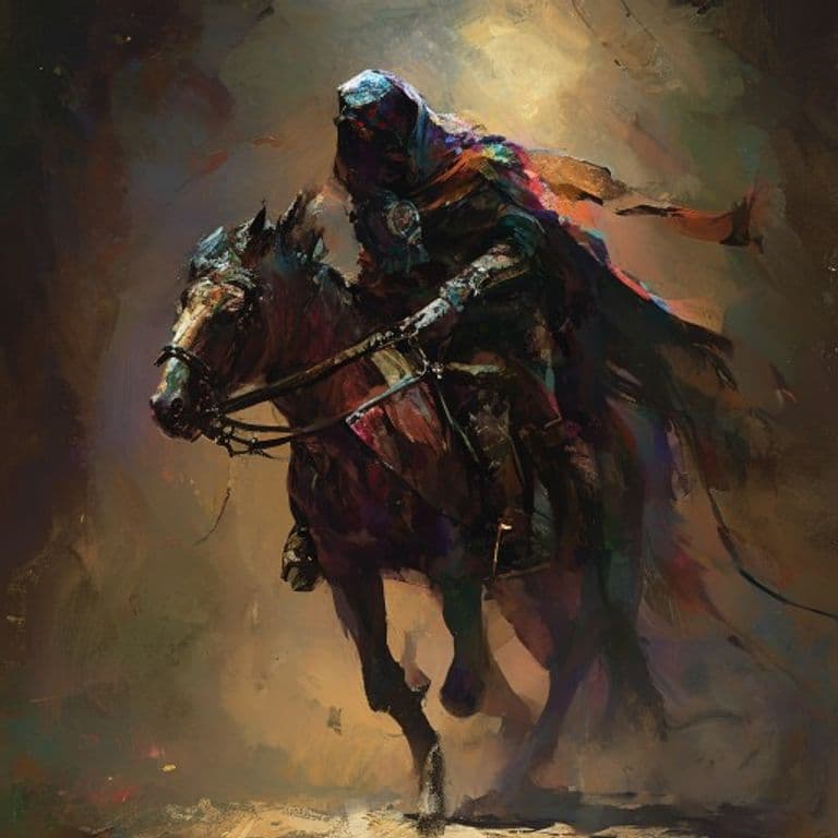 Light Cavalry — fantasy monster illustration. Light Cavalry is a medium humanoid (Challenge Rating 1).